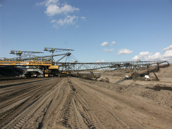 F 60 im Tagebau Welzow S&uuml;d
