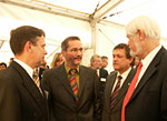 Matthias Platzeck im Festzelt