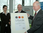 Urkunde "Ort der Ideen"