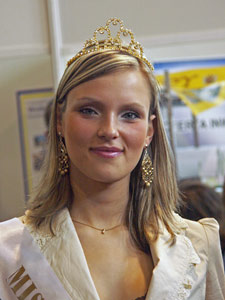 Miss Lebus auf der 1. Lausitzer Wirtschaftsausstellung
